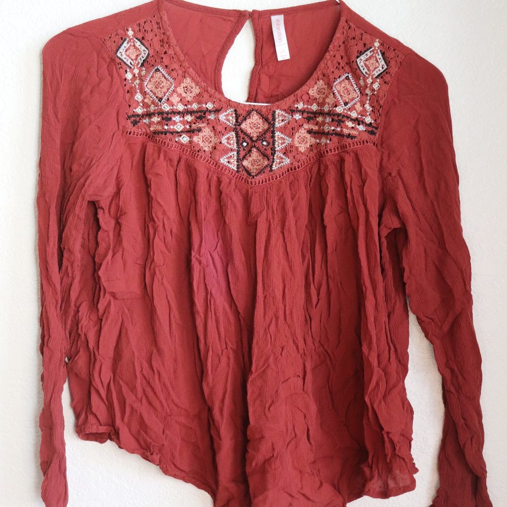 Groovy Terra Cotta Top